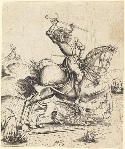 Saint George and the Dragon, by Master MZ