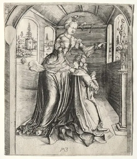 Solomon Worshipping Idols, by Master MZ