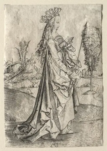 St. Ursula, by Master MZ