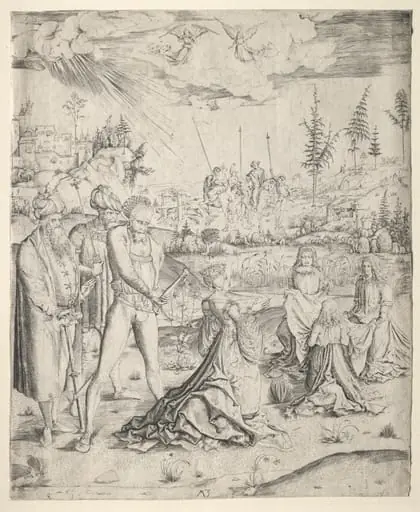 The Martyrdom of St. Catherine, by Master MZ