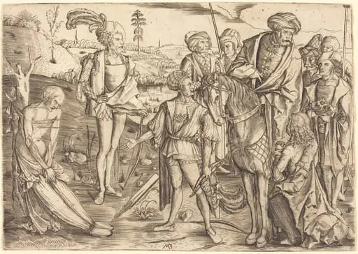 The Testing of the King's Sons, by Master MZ
