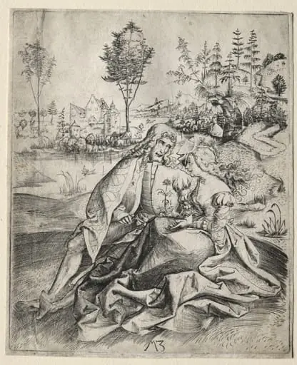 The Two Lovers, by Master MZ