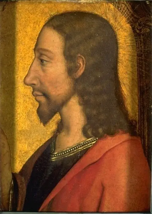 Christ blessing, by Master of 1499
