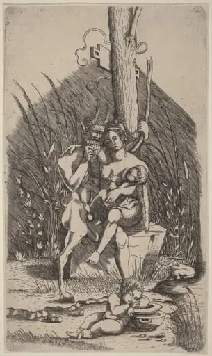 Satyr's Family, by Master of 1515