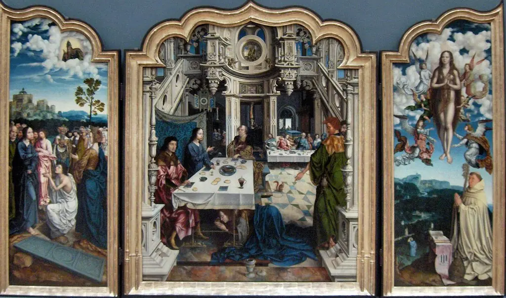 Triptych of the Dielegem Abbey, by Master of 1518