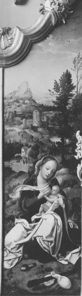 Triptychon, rechter Flügel: Flucht nach Ägypten, by Master of 1518
