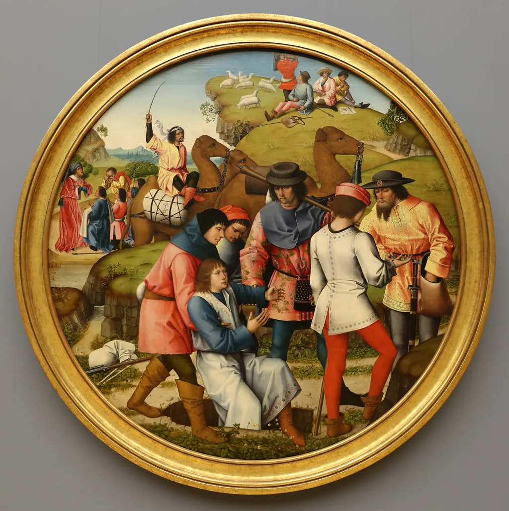 Joseph sold by his brothers, by Master of Affligem, unspecified, 1510