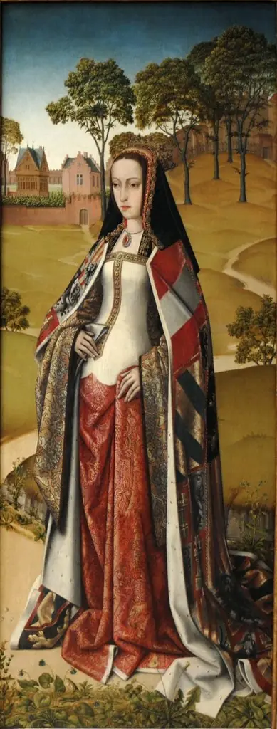 Portrait of Joan of Castile, by Master of Affligem