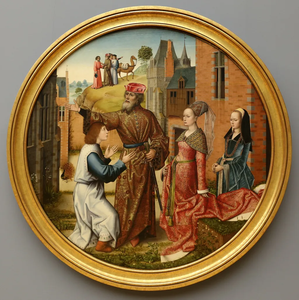 Potiphar Names Joseph Administrator, by Master of Affligem, unspecified, 1502