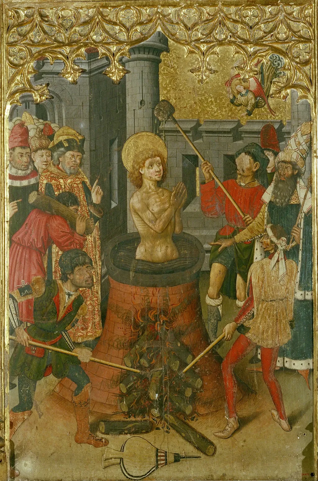 Martyrdom of Saint John the Evangelist, by Master of Aiguatèbia, unspecified, 1450