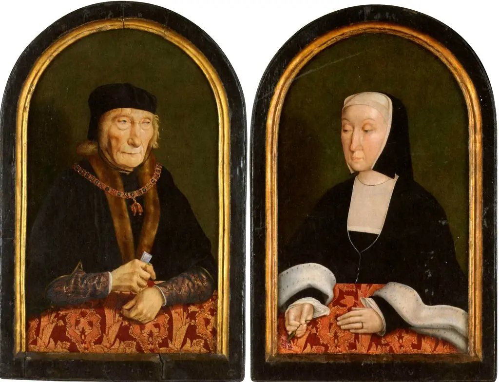 Portrait of Jan III, First Count of Egmond (1438–1516) and his wife Magdalena van Werdenburg, Countess of Egmond (1464–1538), by Master of Alkmaar