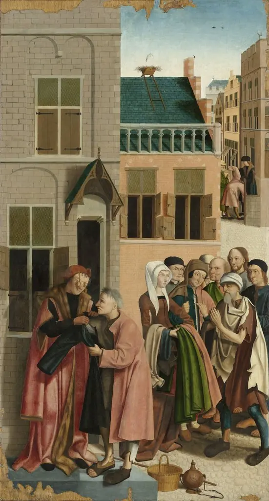 The Seven Works of Mercy, by Master of Alkmaar