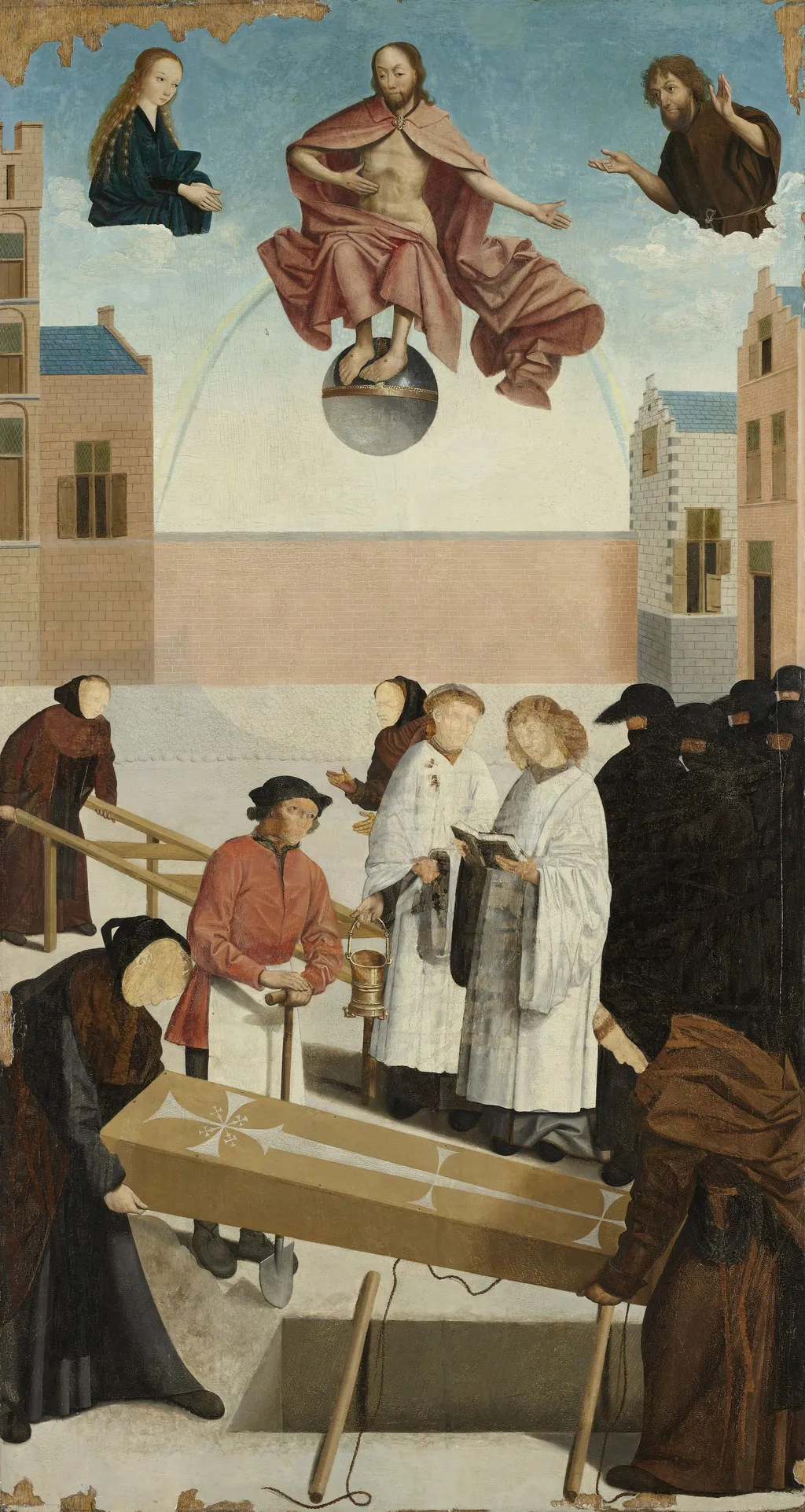 The Seven Works of Mercy, by Master of Alkmaar, oil, 1504