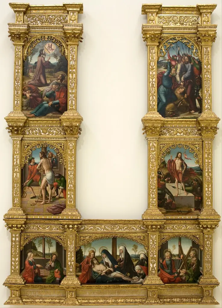Altarpiece of the Passion of Christ, by Master of Astorga