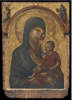 Virgin and Child with Annunciation, by Master of Badia a Isola, unspecified, 1310