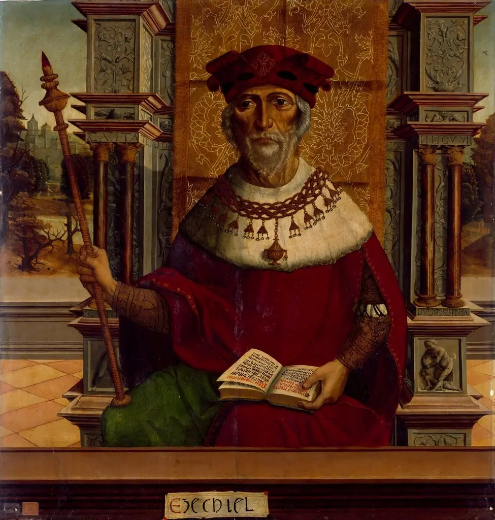 Ezequiel, by Master of Becerril