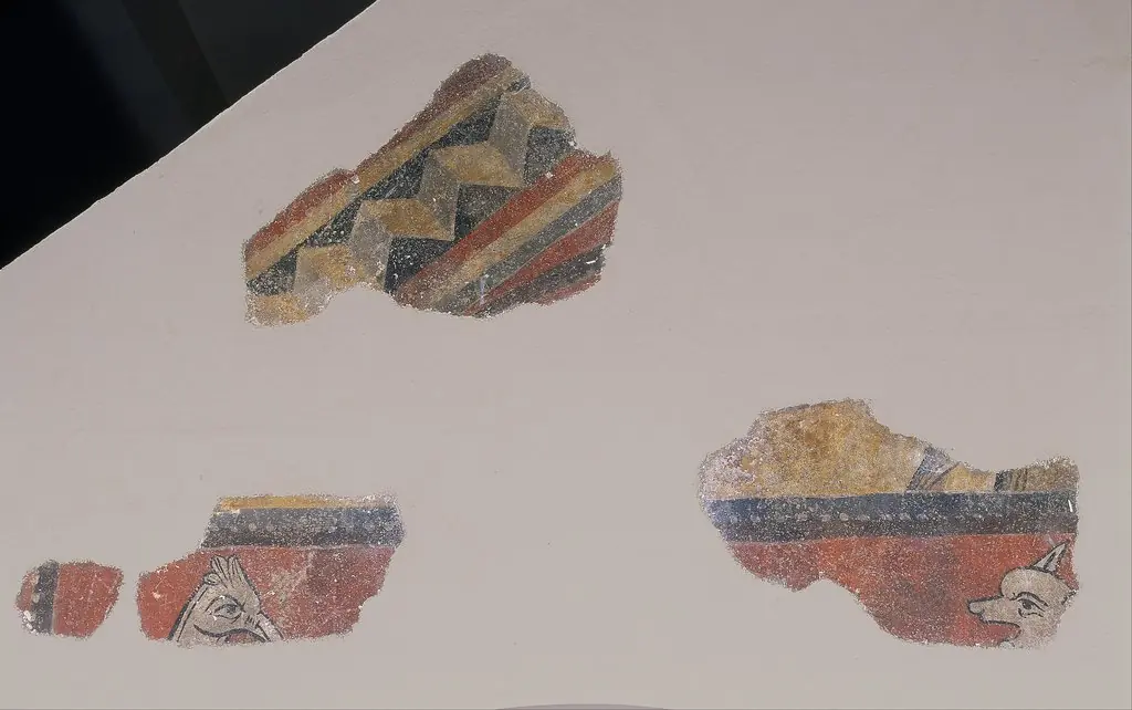 Animals face to face and zig-zag pattern from Boí, by Master of Boí