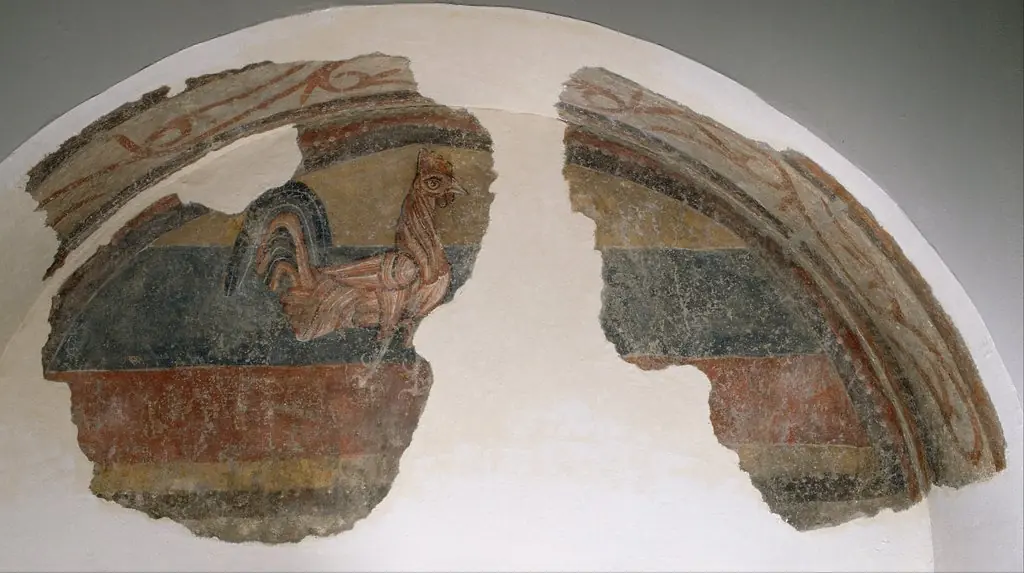 Cockerel from Sant Joan de Boí, by Master of Boí