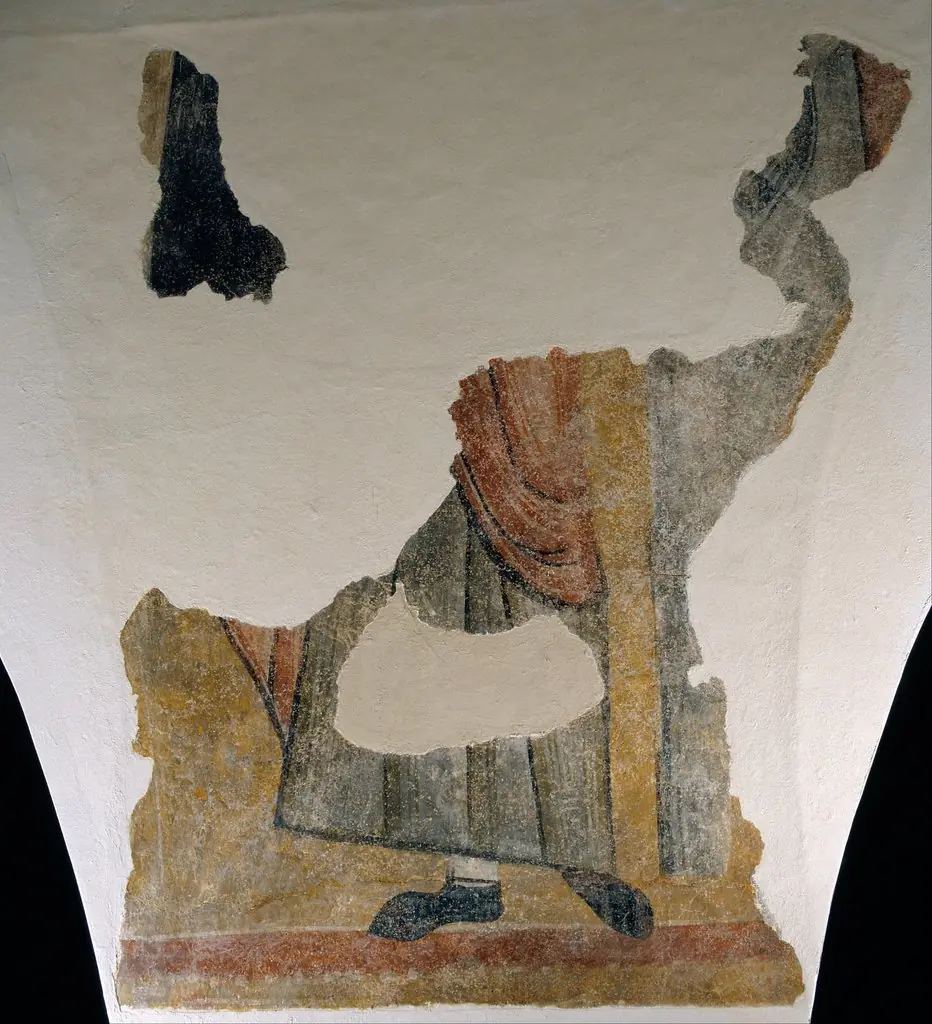 Remains of a saint figure from Boí, by Master of Boí