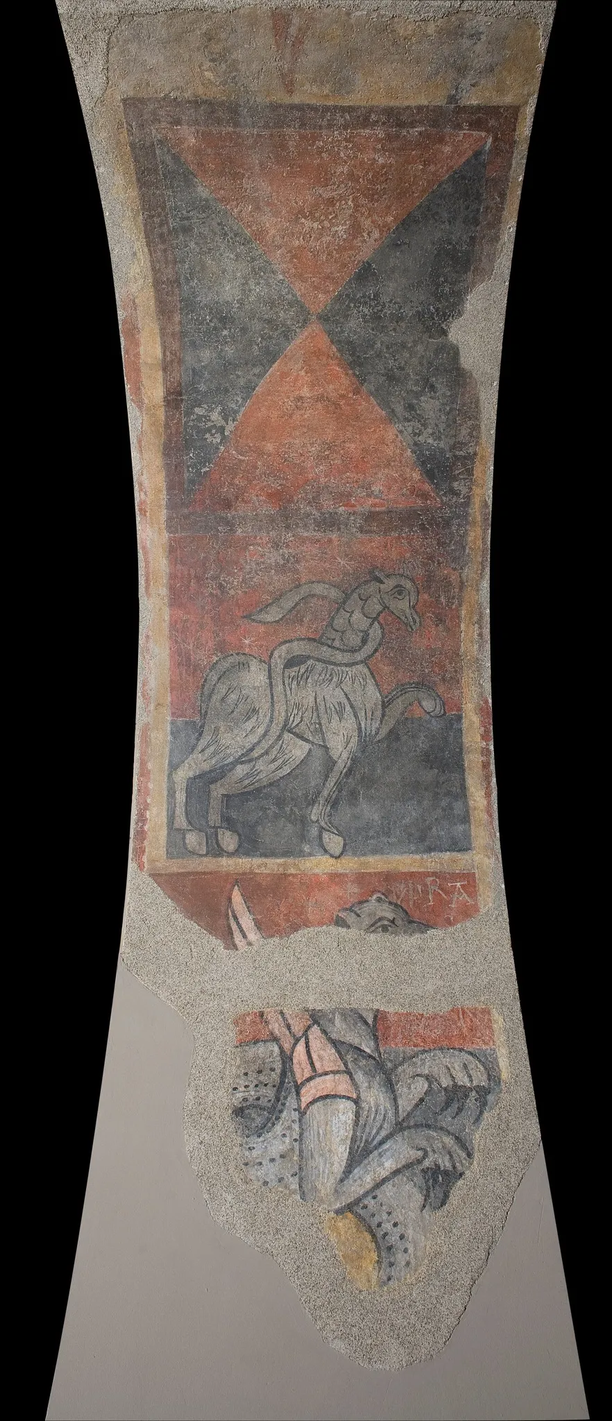 VIPRA (dragon) and other animals from Boí, by Master of Boí, unspecified, 1100