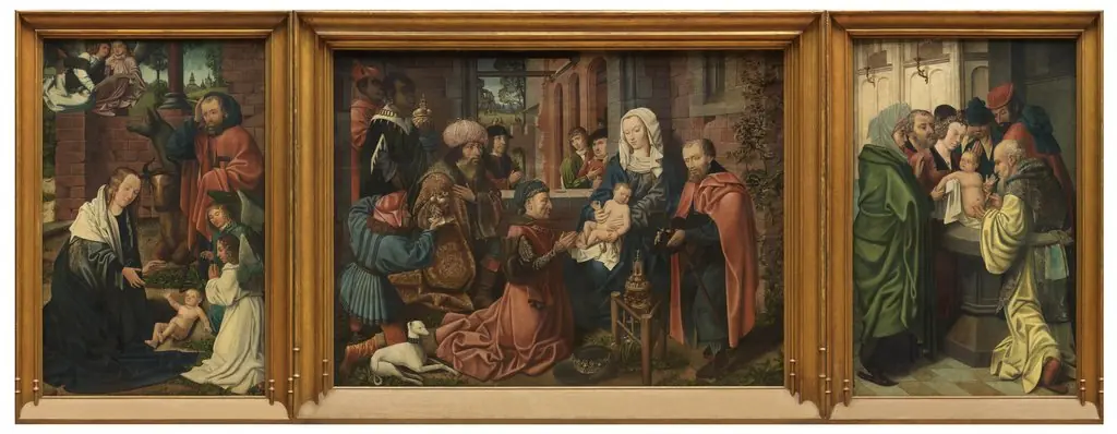 Epiphany Triptych, by Master of Frankfurt