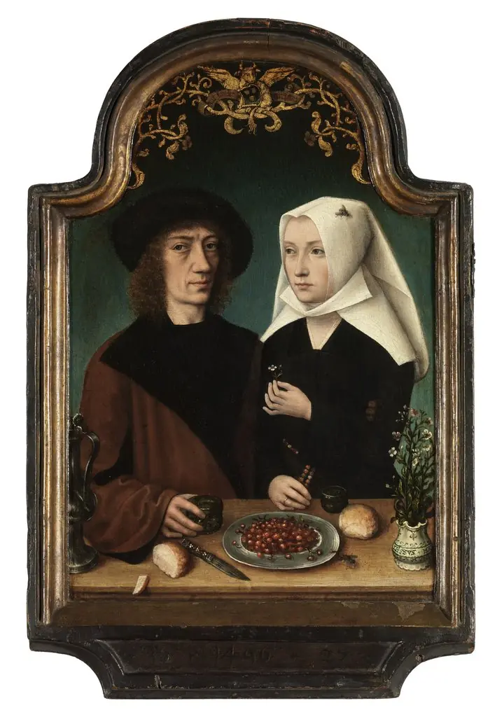 The Painter and his Wife, by Master of Frankfurt