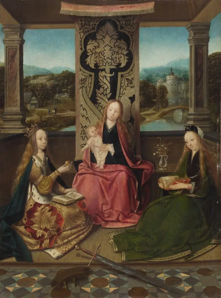 Madonna and Child with Saints Catherine and Barbara