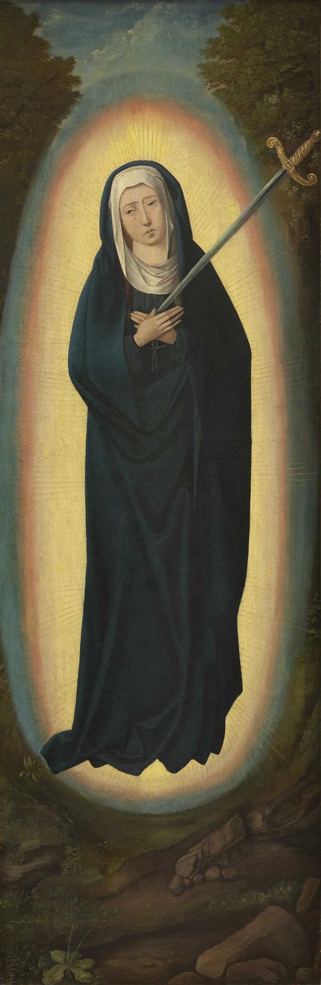 Mater Dolorosa, by Master of Hoogstraeten, oil, 1500