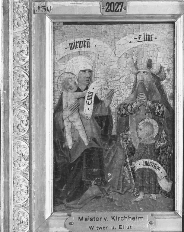 Witwen and Eliut with Emira and Maternus, by Master of Kirchheim