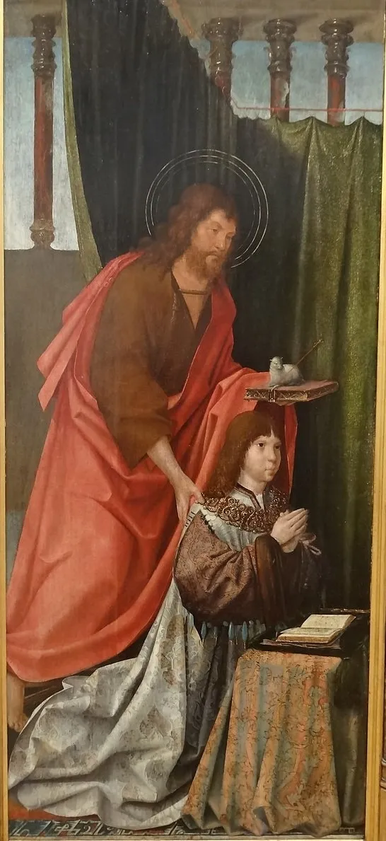 O Príncipe D. João e São João Baptista, by Master of Lourinhã, unspecified, 1515