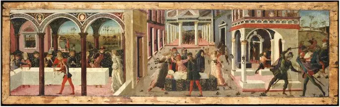 The Story of Lucretia, by Master of Marradi