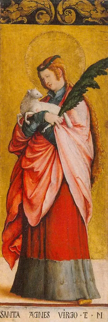 Die heilige Agnes von Rom, by Master of Messkirch