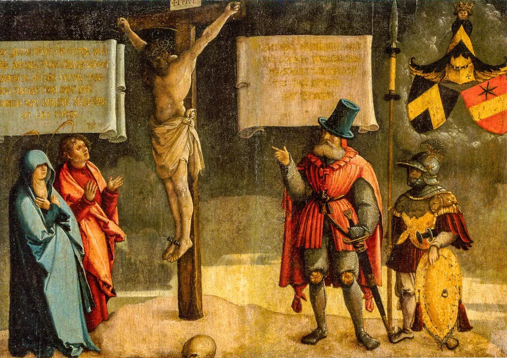 Votivtafel des Johann von Ehingen-Neuneck, by Master of Messkirch, unspecified, 1560
