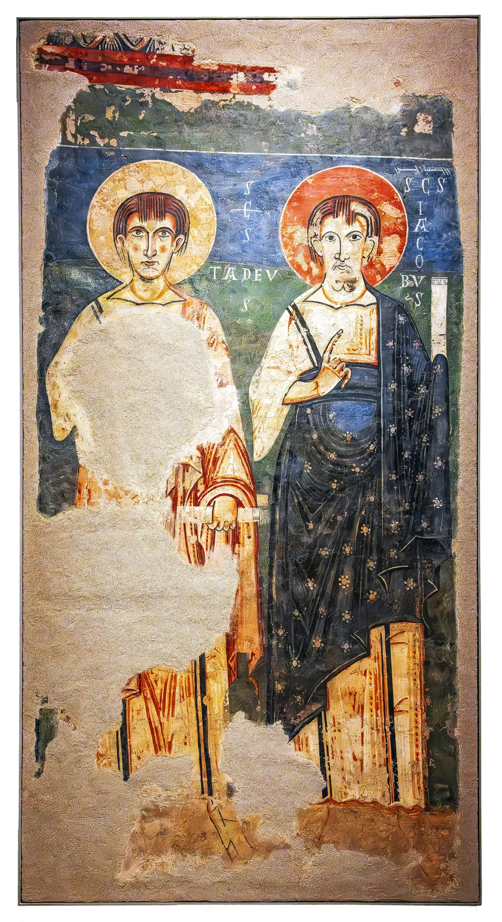 Apostles from Àger, by Master of Pedret, fresco, 1100