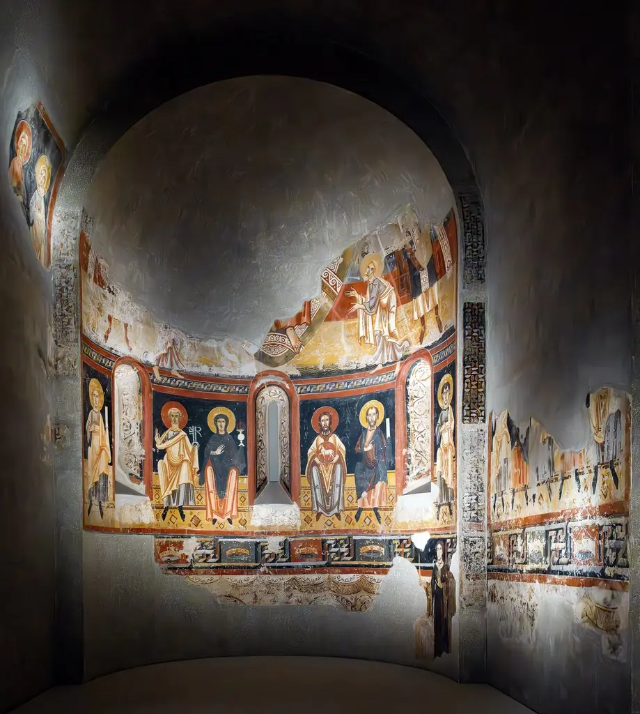 Apse of Burgal, by Master of Pedret