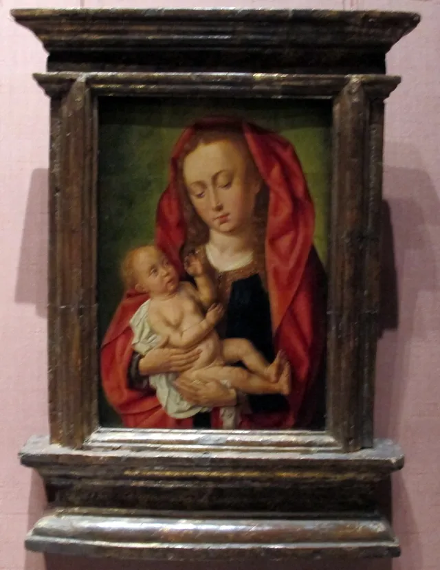 Virgin and Child with a Dragonfly