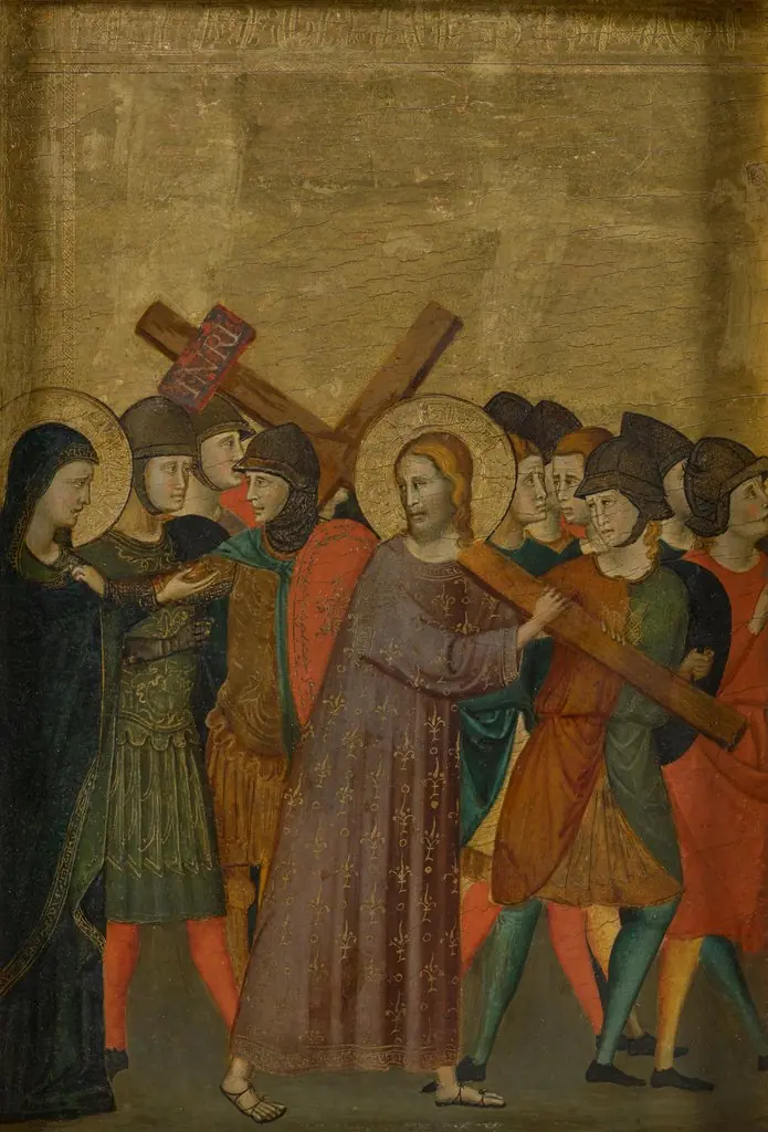 The Carrying of the Cross, by Master of San Martino alla Palma