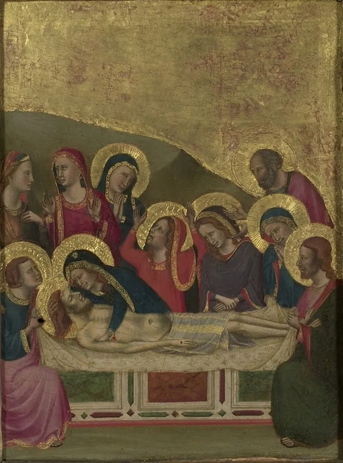 The Entombment, by Master of San Martino alla Palma, unspecified, 1320