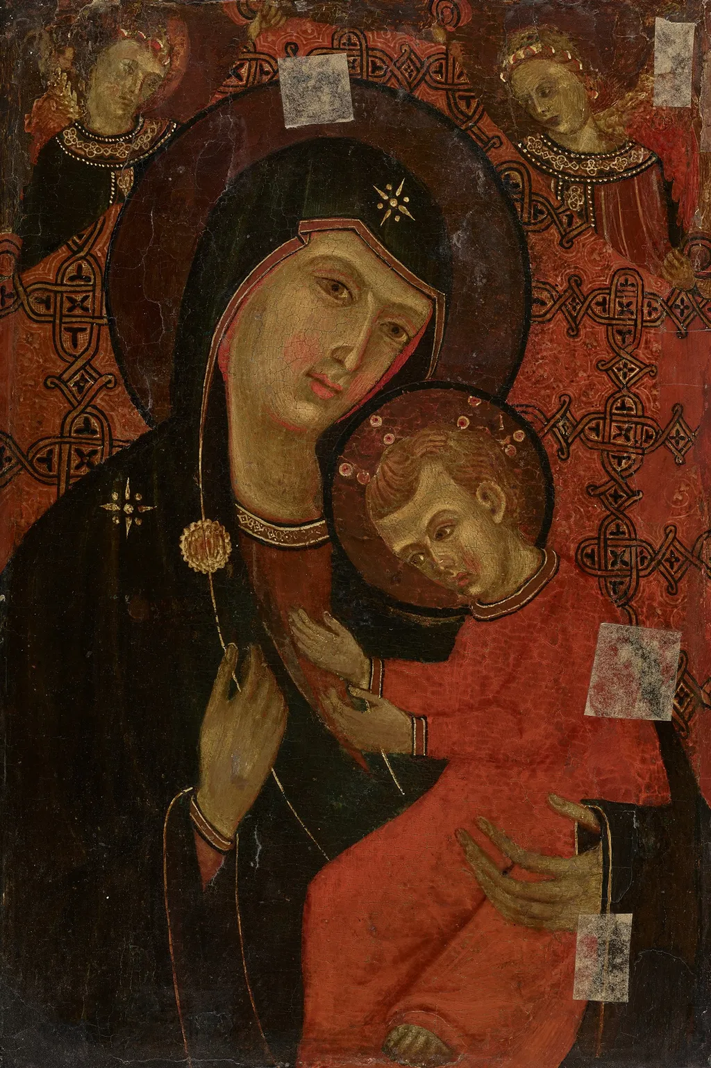 The Virgin and Child, by Master of San Torpè, paint, 1297
