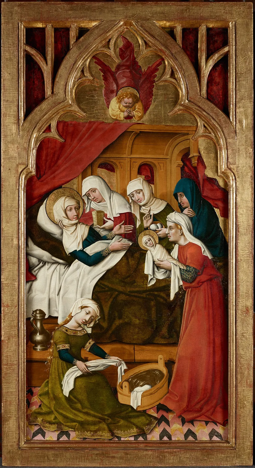 Geburt Mariens, by Master of Schloss Lichtenstein, unspecified, 1447