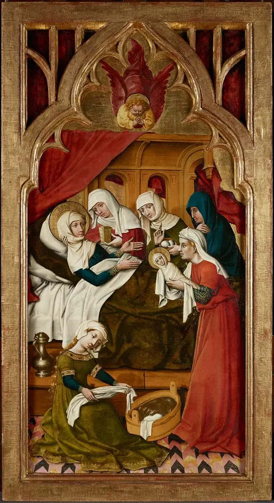 Geburt Mariens, by Master of Schloss Lichtenstein
