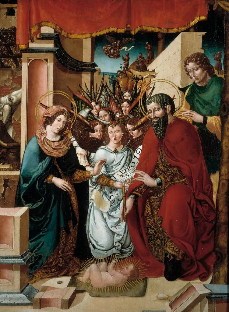 The Nativity, by Master of Sigena