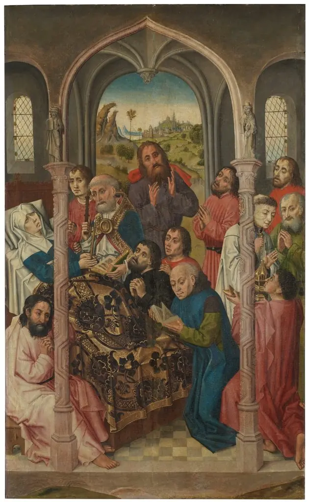 The Death of the Virgin, by Master of Sopetrán