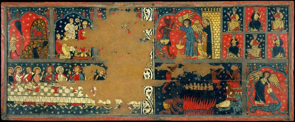 Panel of Saint Michael, by Master of Soriguerola