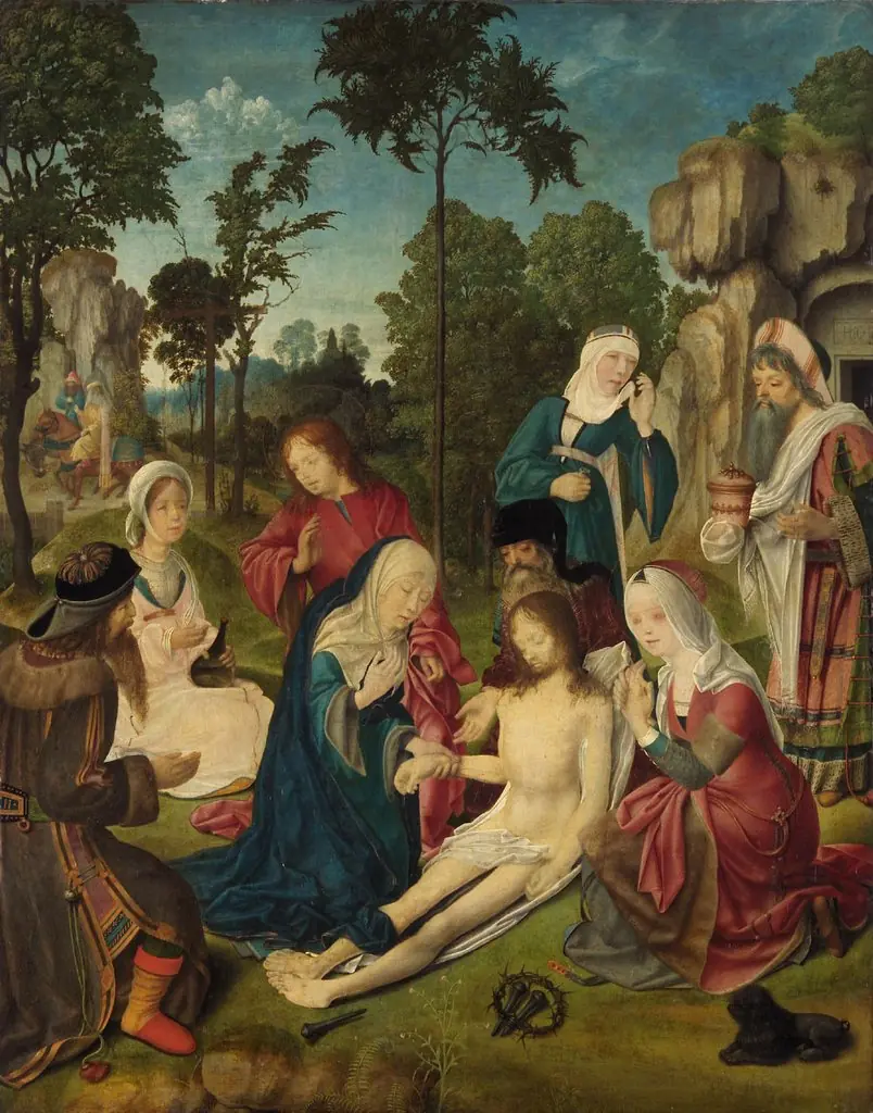 Lamentation of Christ, by Master of the Aachen Altar