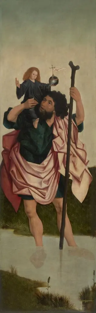 Saint Christopher, by Master of the Antwerp Triptych of the Virgin
