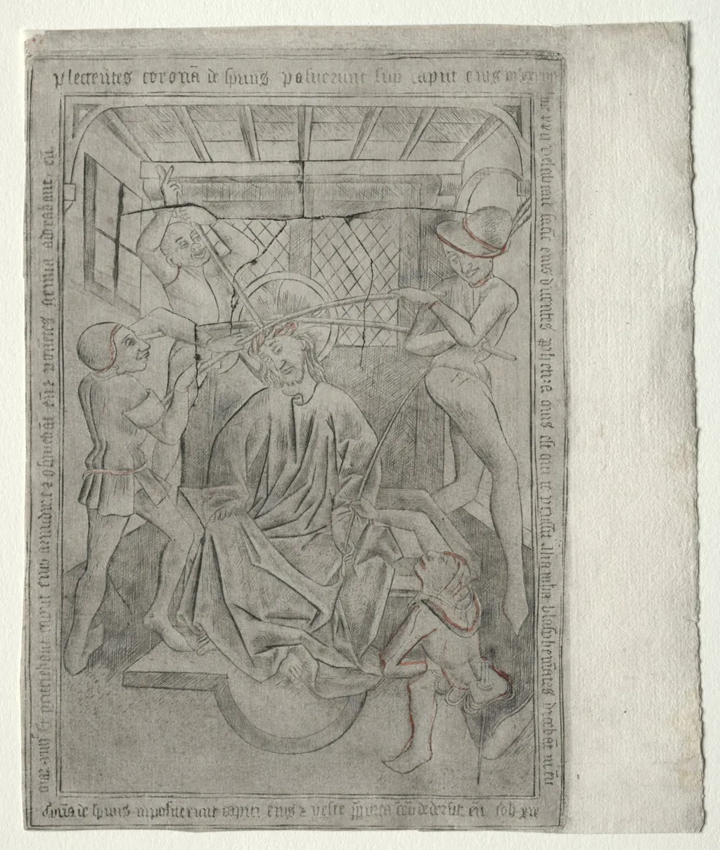 The Passion: Christ Crowning with Thorns, by Master of the Banderoles, 1462