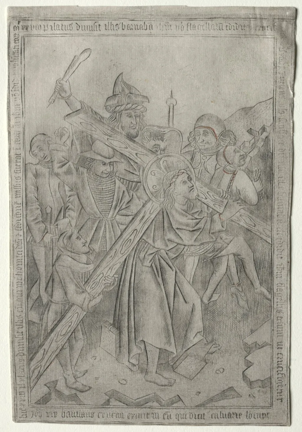 The Passion: The Cross Bearing, by Master of the Banderoles, 1462