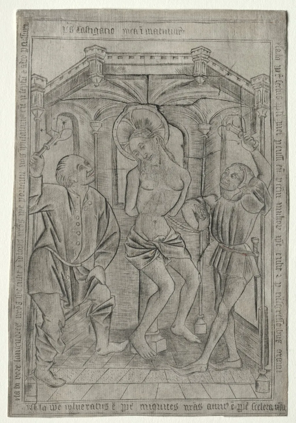 The Passion: The Flagellation, by Master of the Banderoles, 1462