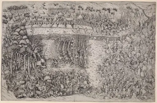 The Battle of Fornovo, by Master of the Battle of Fornovo